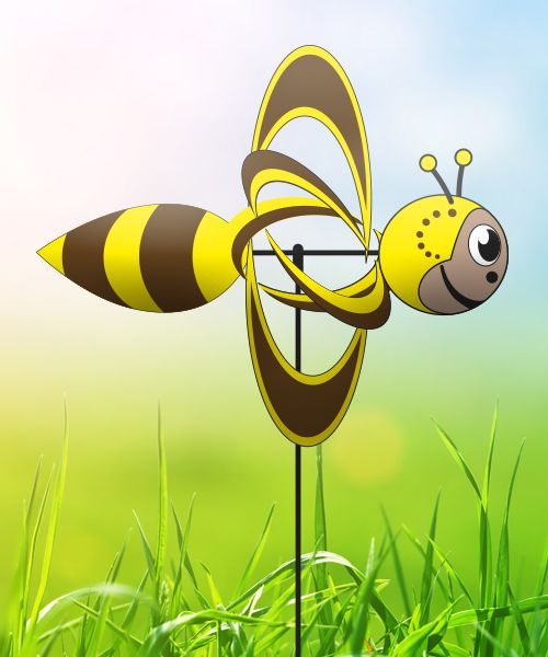 - stehendes Windspiel Biene Ø 35 cm x 50 cm Höhe 100 cm gelb/braun-/bilder/big/1015950.jpg