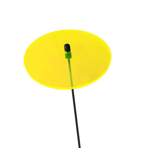 Elliot Lichtzauber - Sonnenfänger Scheibe mini 3 cm inkl. 20 cm Stab gelb