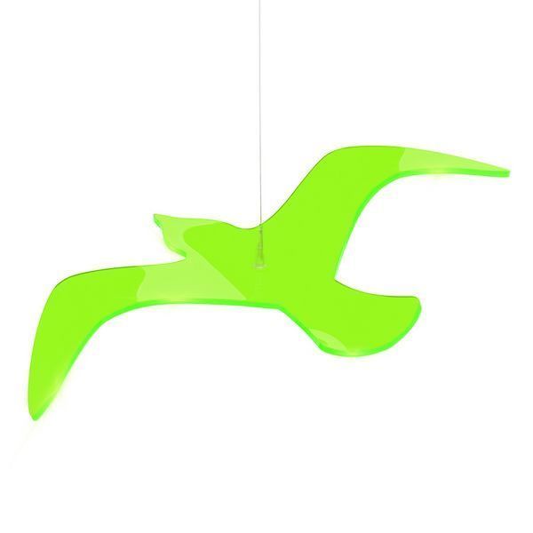 Elliot Lichtzauber - Sonnenfänger 1019251  Vogel Wing 11 cm gebogen inkl. 30 cm Stab grün