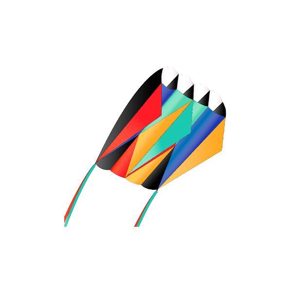 X-Kites SkyFoil Kites Spectrum - stabloser Einleiner-Drachen/Kinderdrachen (1-Leiner) rtf (flugfertig) 85 cm x 60 cm bunt
