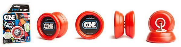 YoYoFactory One YoYoFactory ONE TM - YoYo für Beginner und Fortgeschrittene Ø 53 mm B rot Ø 53 mm B 30 mm 58 g