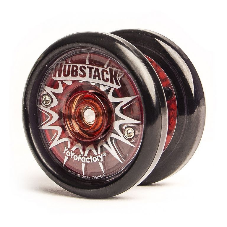 YoYoFactory HUBSTACK schwarz/rot Ø 59 mm B 40 mm 63 g-/bilder/big/3115151.jpg