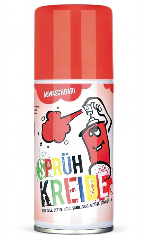 Elliot Sprühkreide 3300200  Kreidespay - abwaschbar! 150 ml Sprühdose rot