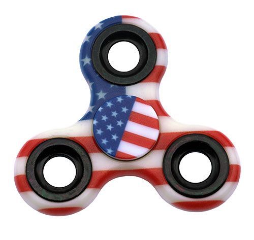 Elliot Fidget Spinner Camouflage für Hand und Finger Akrobatik 7x7cm-/bilder/big/Fidget-Spinner-Camouflage-Amerika.jpg