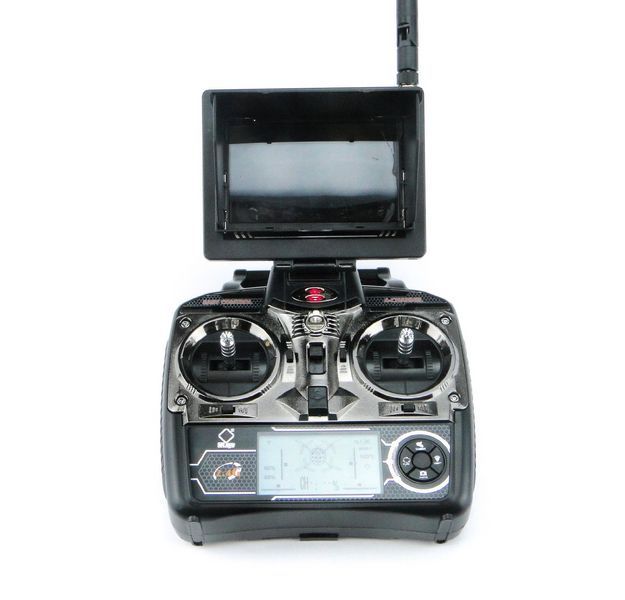 Drohne QUADROCOPTER Space Trek V666 53 cm x 53 cm x 10 cm schwarz mit-/bilder/big/V666%20Fernbedienung.jpg