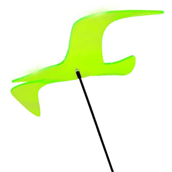 Elliot Lichtzauber - Sonnenfänger Vogel Wing mini 5 cm inkl. 20 cm Stab grün