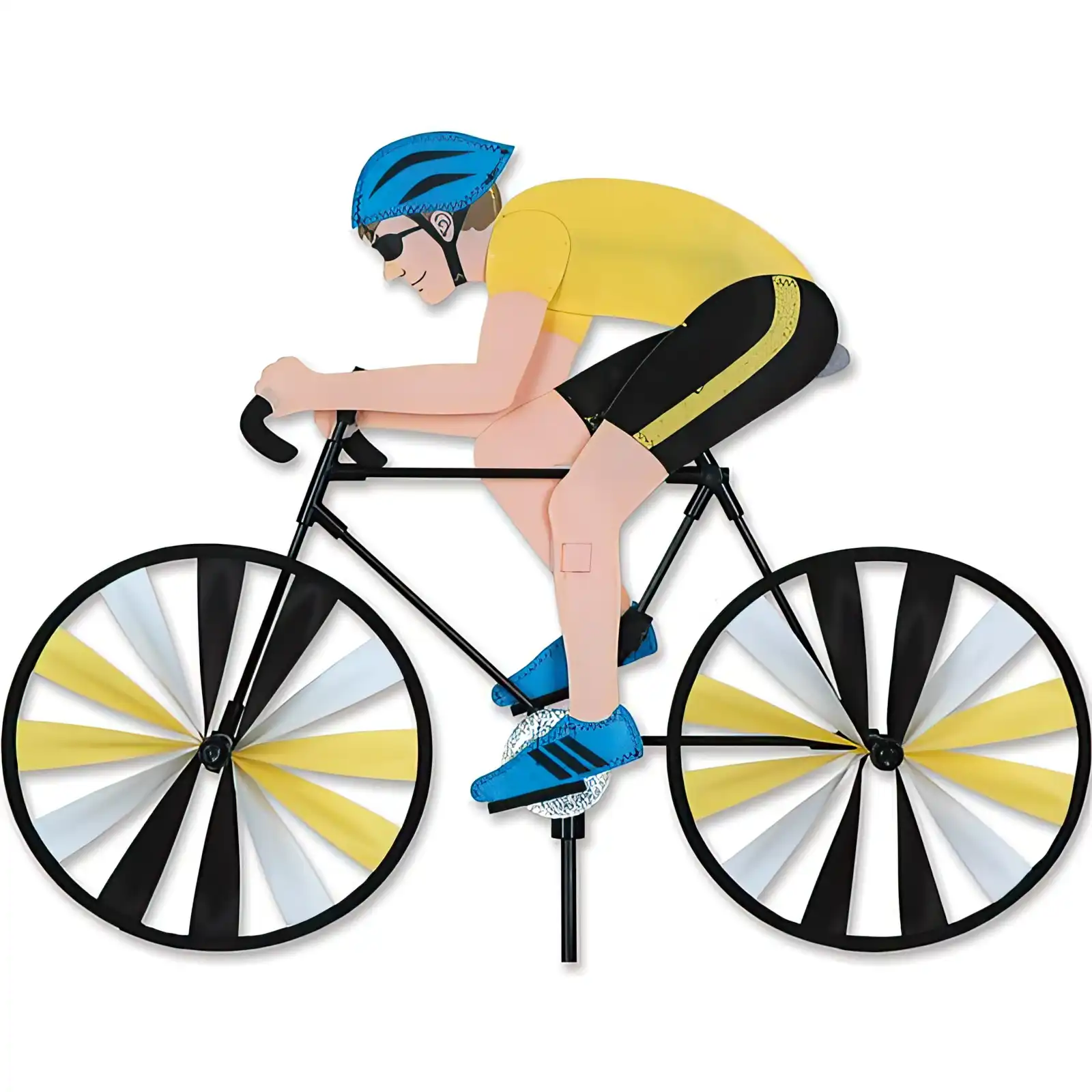 Windspiel stehend - Rennradfahrer 