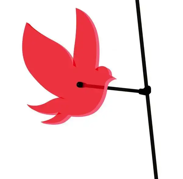 Elliot Lichtzauber - Sonnenfänger 1019323  Sonnenfänger Lichtzauber - Vogel klein 10 cm rot klein 10 cm rot