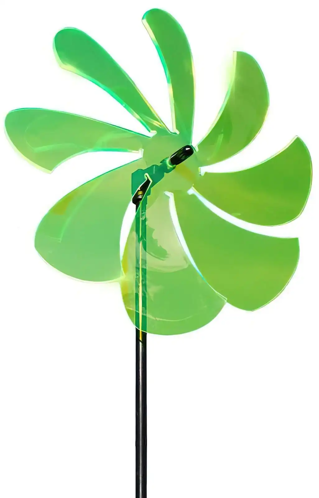 Elliot Lichtzauber - Sonnenfänger 1023001  Sonnenfänger Lichtzauber - Windrad/stehendes Windspiel 25 cm inkl. 25 cm inkl. 100 cm Stab grün