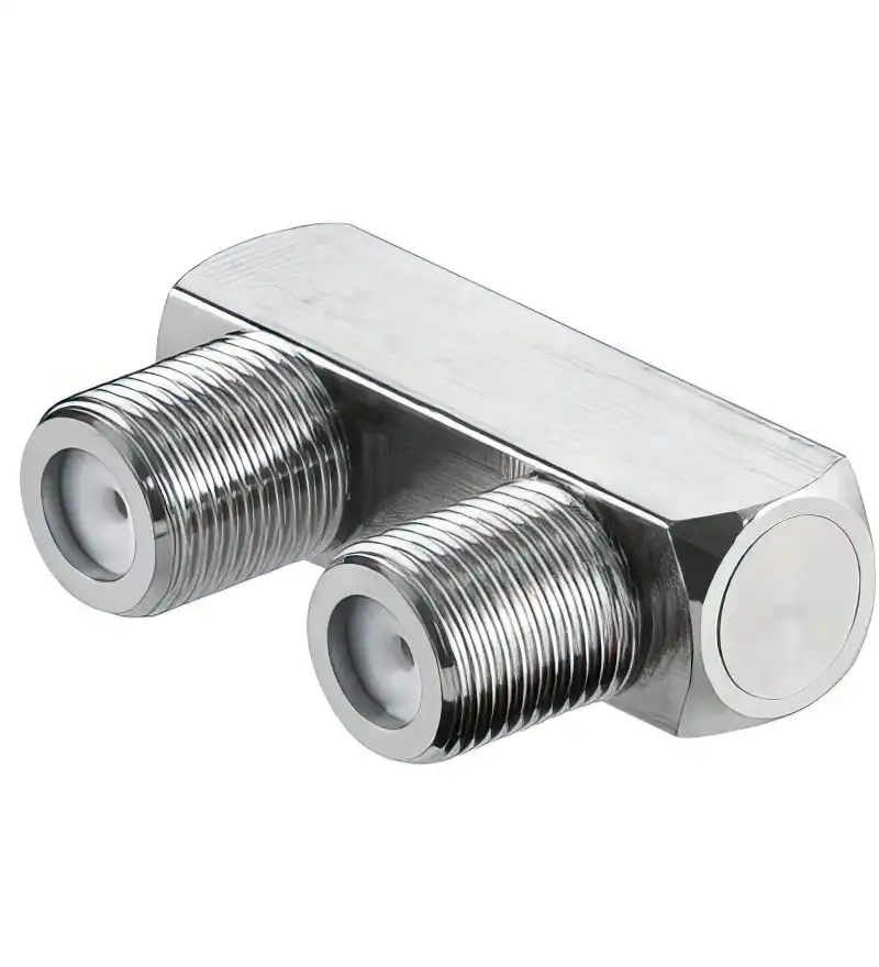 F-Verbinder Buchse / Buchse Winkelverbinder