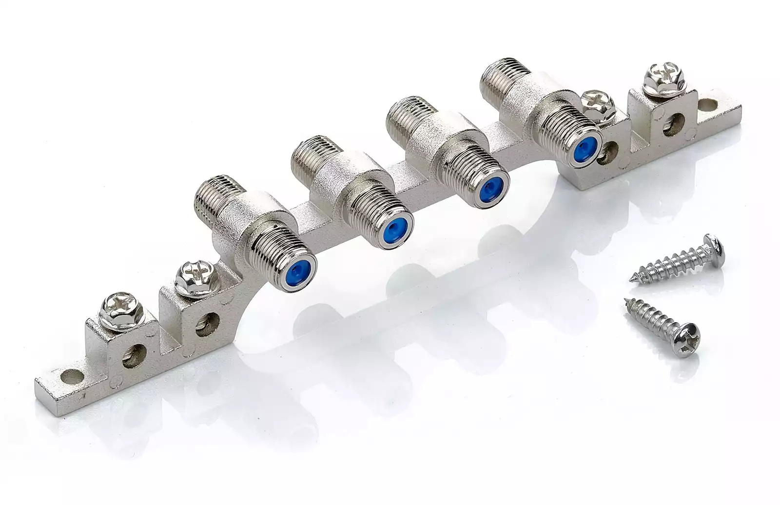 DUR-line 14451-4 F-Erdungsblock / F-Verbinder 4-fach