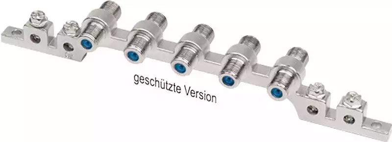 DUR-line 14451-5 F-Erdungsblock / F-Verbinder 5-fach