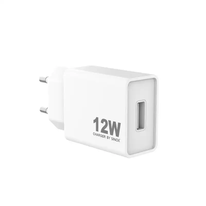 sinox Pro SXP 6011  USB-A Schnellladegerät   12 Watt USB-A Schluss weiß