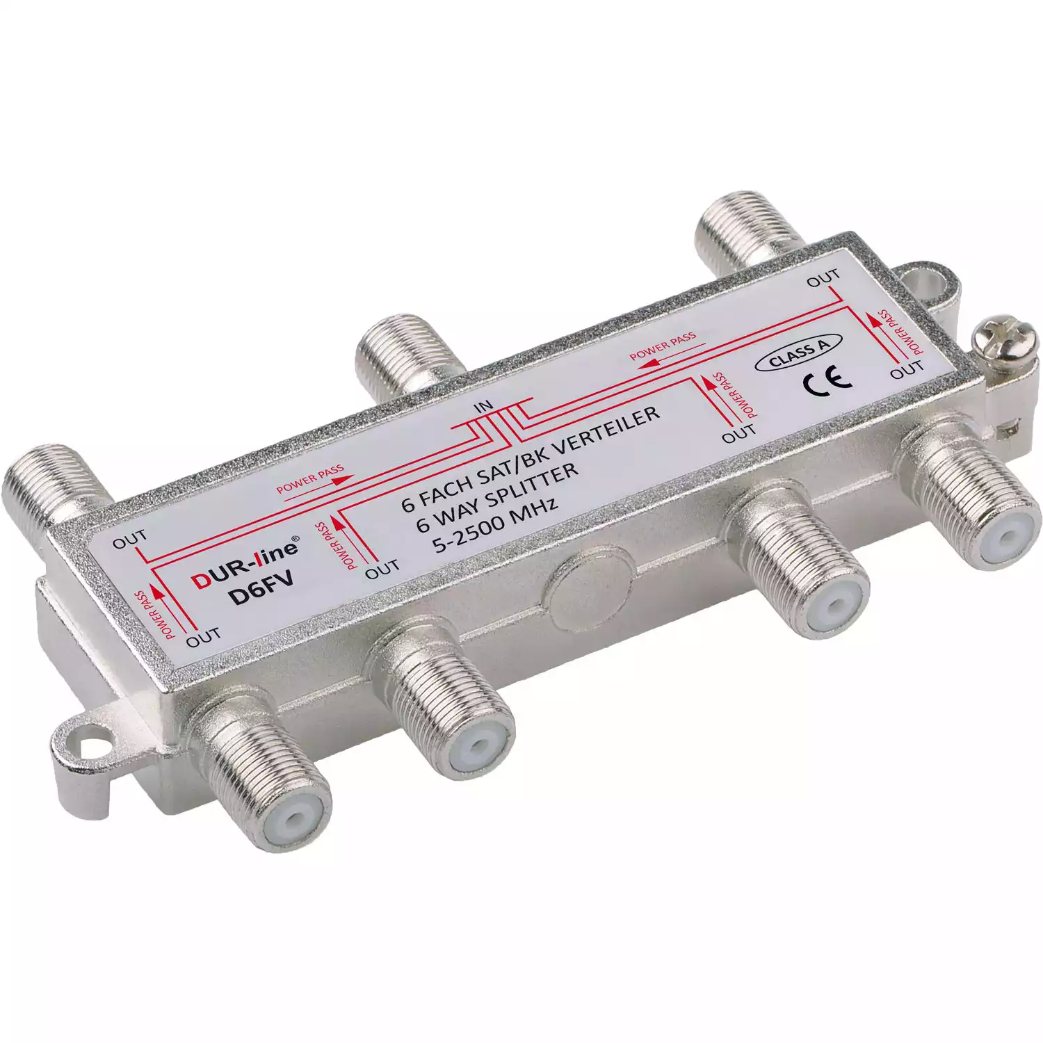 DUR-line SAT-Verteiler 6-fach Class A
