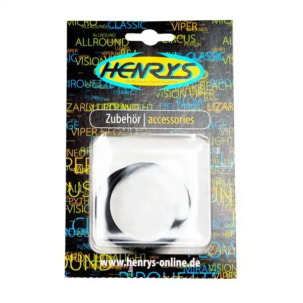 Henrys Yo-Yo Gummiringe Lizard (Paar) schwarz