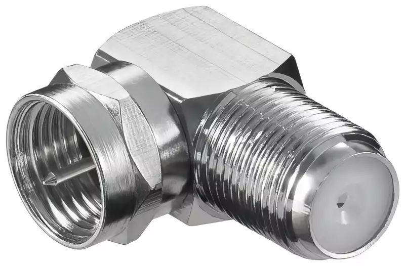 Winkelübergang F-Stecker auf F-Kupplung