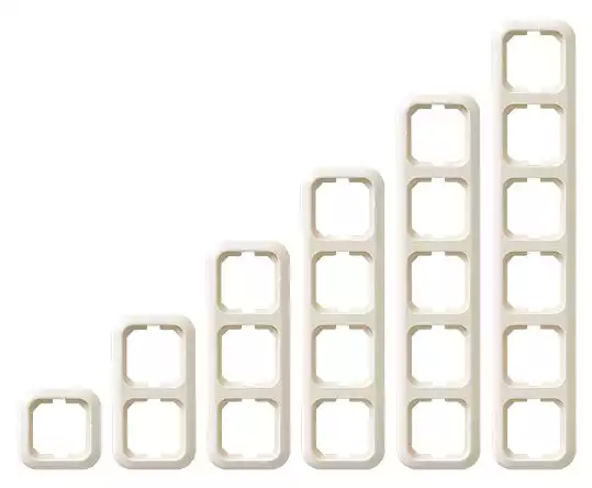 Opus Basic 560.020.02  Abdeckrahmen 2-fach reinweiß