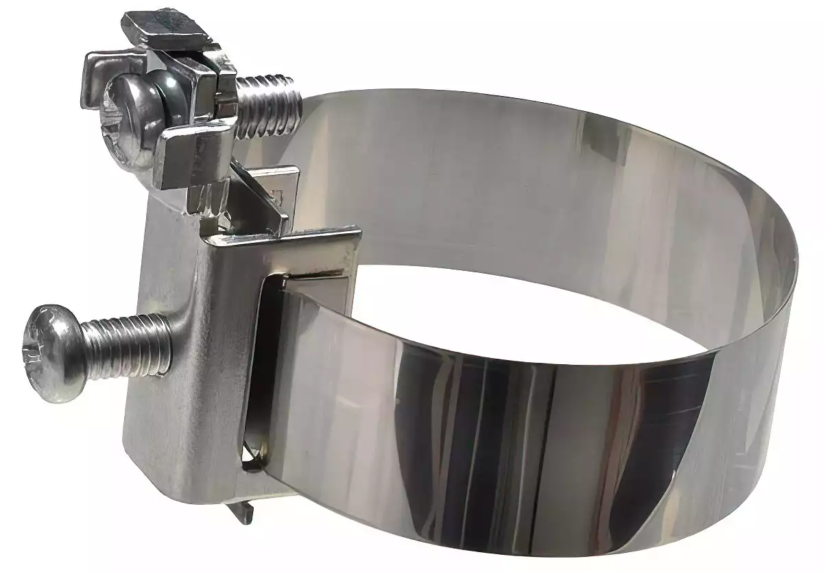 XmediaSat ETEB2 Band Erdungsschelle | Erdungsrohrschelle,  8-120 mm rostfreier Stahl (V2A)
