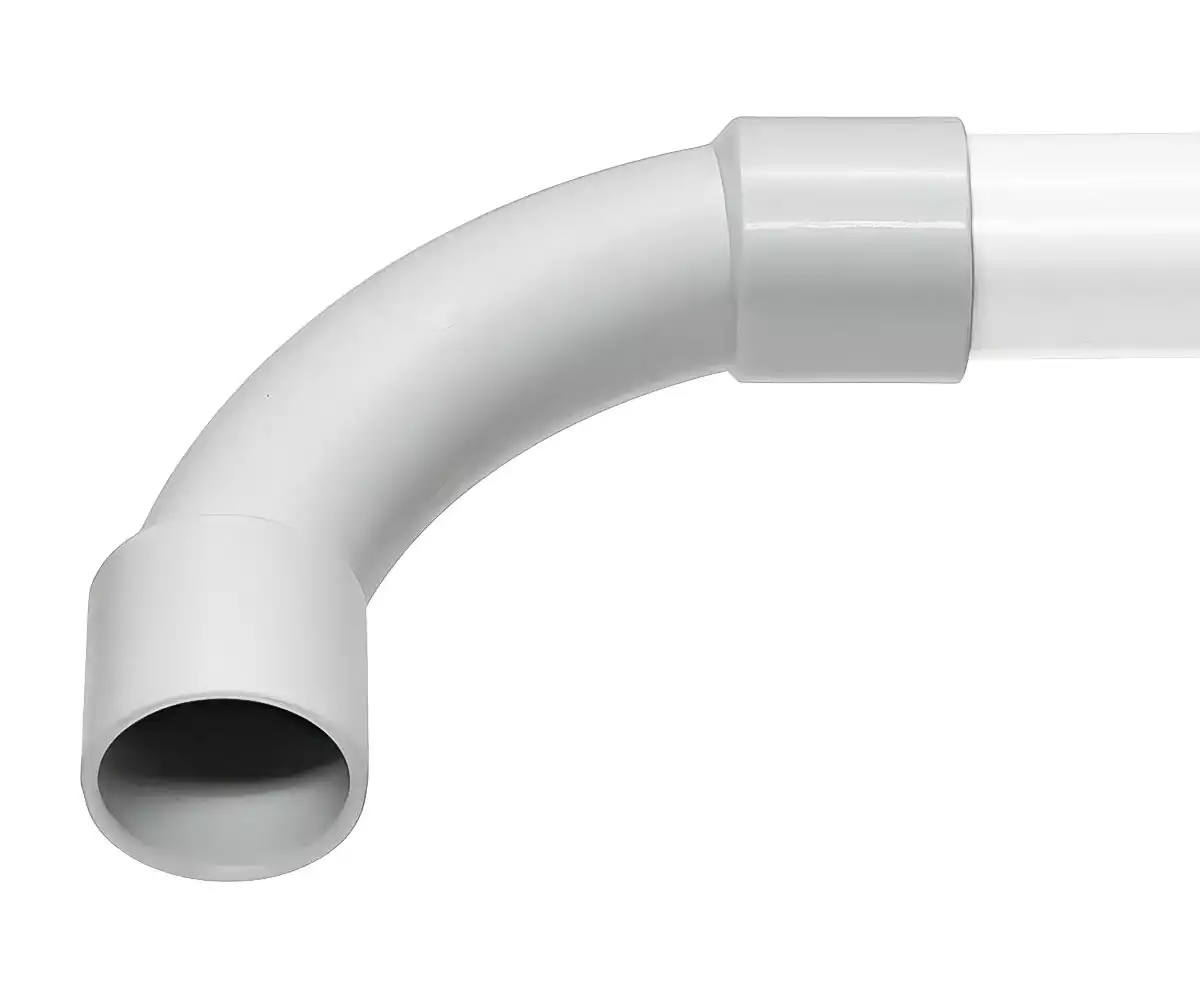 M20 PVC Rohrbogen 90° für Stangenrohr | Leerrohr | Kabelkanal XmediaSat für Stangenrohr
