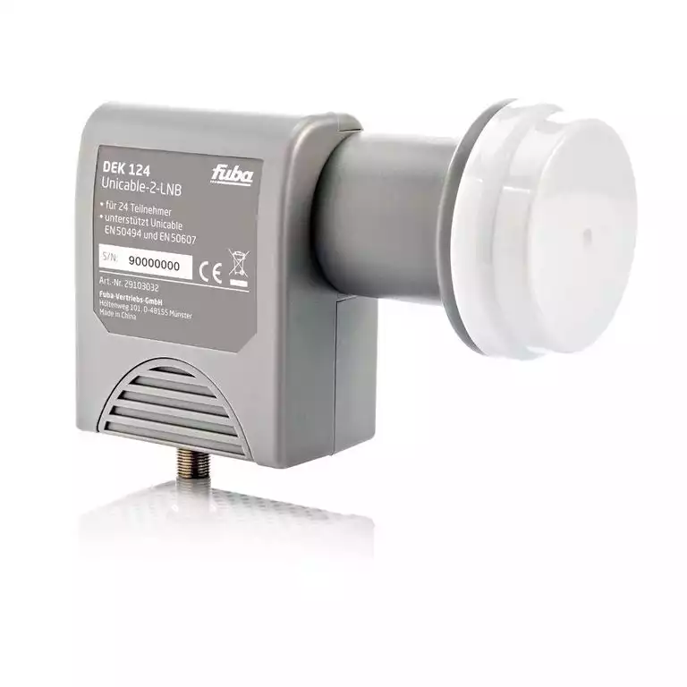 Unicable-LNB - Fuba DEK 124 3D & 4K ready für 24 Teilnehmer