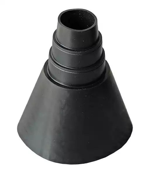 50mm Manschette / Montagestutzen Werit 14376   für Mastdurchmesser 32 - 50mm UV-beständig schwarz