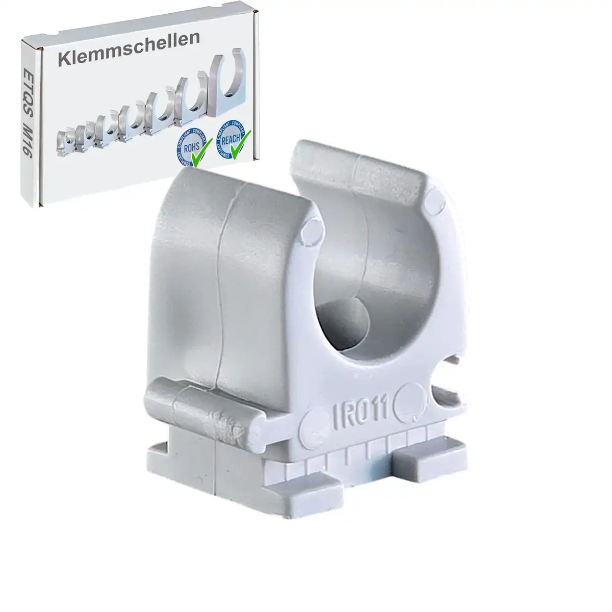 M12 PVC Klemmschelle | Quick-Schelle | Rohrschelle | XmediaSat,  für Stangenrohr