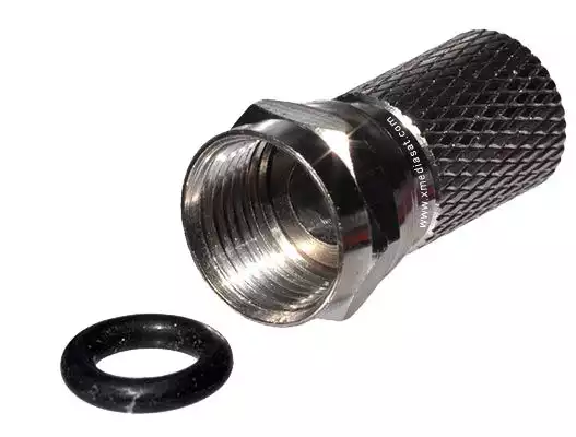 F-Stecker / F-Aufdrehstecker FS8.2D 8.2 mm 8.2mm mit Dichtring