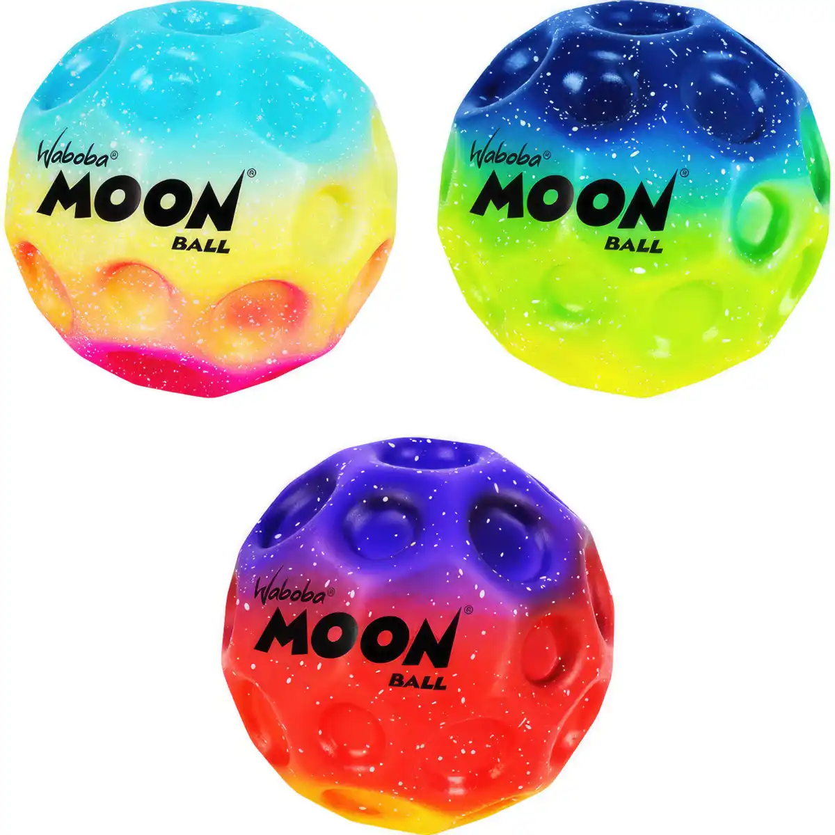 Waboba 3er Set Moon Ball Rainbow Sunset Undersea