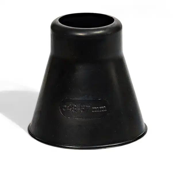 50mm Manschette / Montagestutzen Fuba DMS 500   für Mastdurchmesser 48 - 57mm schwarz aus Gummi UV-beständig