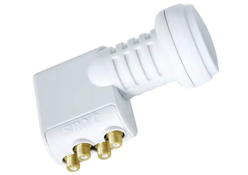 Quad LNB - Smart Titanium TQS Gold 3D & 4K ready für 4 Teilnehmer