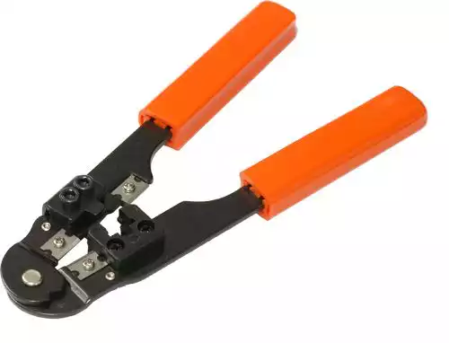 FixPoint 77124  Crimpzange für Western RJ45 CAT 5/6/7 und ISDN-Stecker