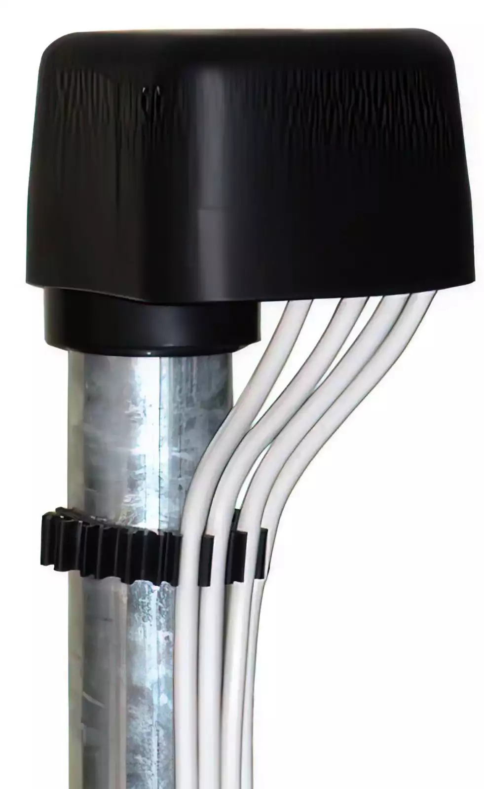Mastkappe für Antennenmasten MKTOP TOP-Kabeldurchführung,  für 48/50 mm und 60 mm Masten