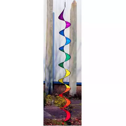 11111Spirale/hängendes Windspiel 80 cm rainbow 