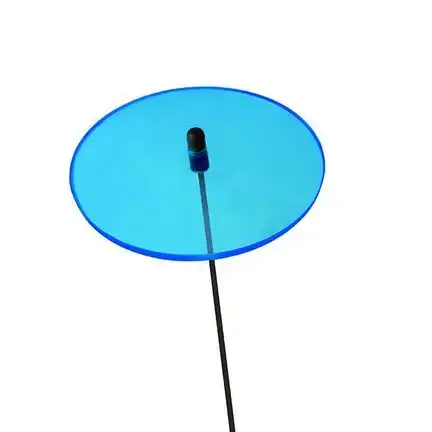 11111Elliot Lichtzauber - Sonnenfänger Scheibe midi 6 cm inkl. 25 cm Stab blau