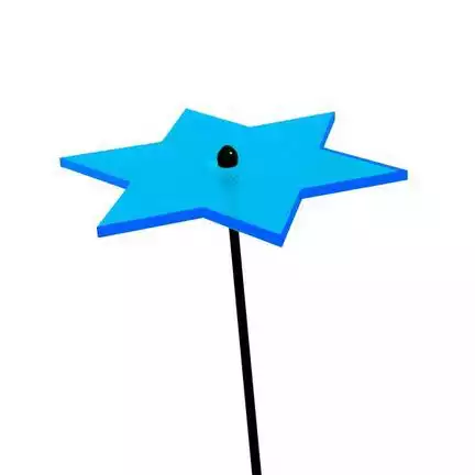 11111Elliot Lichtzauber - Sonnenfänger Stern Magic 30 cm blau 