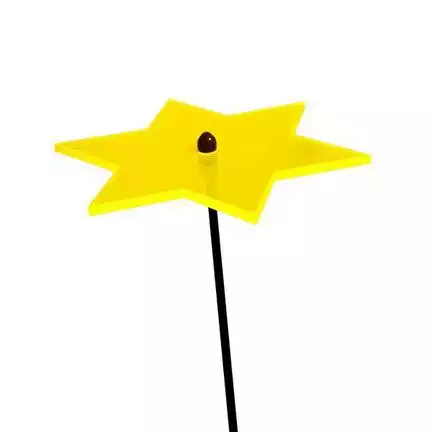 11111Elliot Lichtzauber - Sonnenfänger Stern Magic 30 cm gelb 