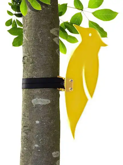 Elliot Lichtzauber - Sonnenfänger 1019972  Sonnenfänger Lichtzauber - Specht 31 cm inkl. Baumbefestigung orange 31 cm inkl. Baumbefestigung orange