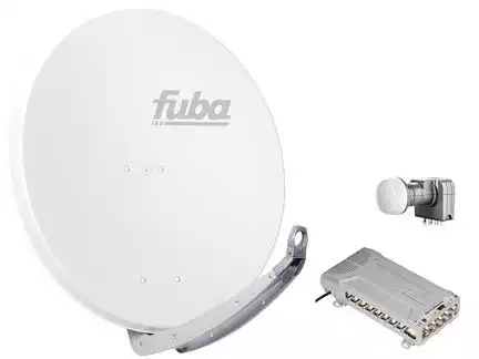 16 Teilnehmer Sat-Anlage - Fuba Profi85 HD16W   Schüsselgröße: 85 cm 16 Anschlüsse weiß 4K / 3D / HDTV ready