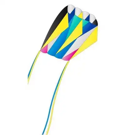 11111X-Kites SkyFoil Kites Lazer - stabloser Einleiner-Drachen/Kinderdrachen (1-Leiner) rtf (flugfertig) 85 cm x 60 cm bunt