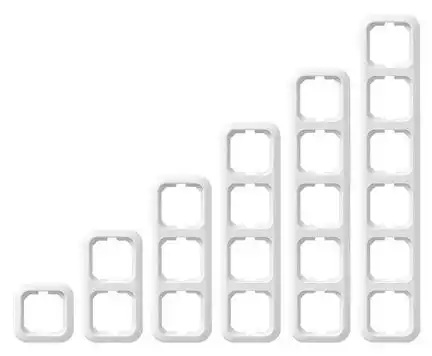 Opus Basic 560.010.27  Abdeckrahmen 1-fach alpinweiß