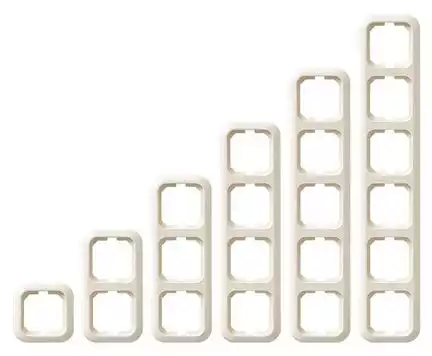 Opus Basic 560.010.02  Abdeckrahmen 1-fach reinweiß
