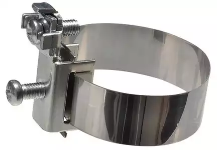 XmediaSat ETEB2 Band Erdungsschelle | Erdungsrohrschelle,  8-120 mm rostfreier Stahl (V2A)