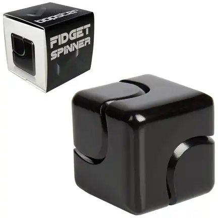 Fidget Spinner Cube schwarz
