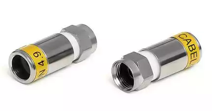 F-Stecker / F-Kompression-Stecker 7 mm Cabelcon CX3 4.9
