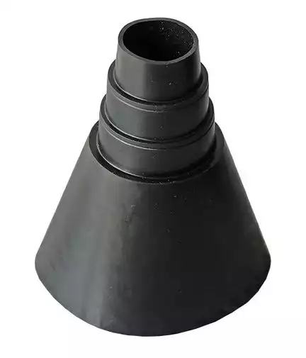 50mm Manschette / Montagestutzen Werit 14376   für Mastdurchmesser 32 - 50mm UV-beständig schwarz