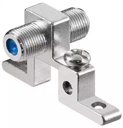 F-Erdungsblock / F-Verbinder 1-fach