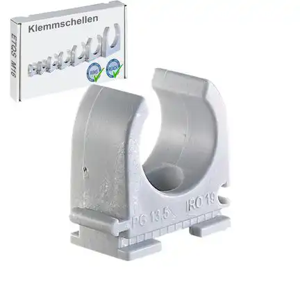 M20 PVC Klemmschelle | Quick-Schelle | Rohrschelle | XmediaSat, für Stangenrohr PG 13.5