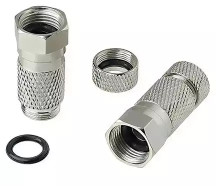 F-Stecker / F-Aufdrehstecker FSW75 7.5 mm wasserdichte Ausführung