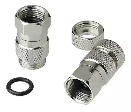 F-Stecker / F-Aufdrehstecker FSW82 8.2 mm wasserdichte Ausführung