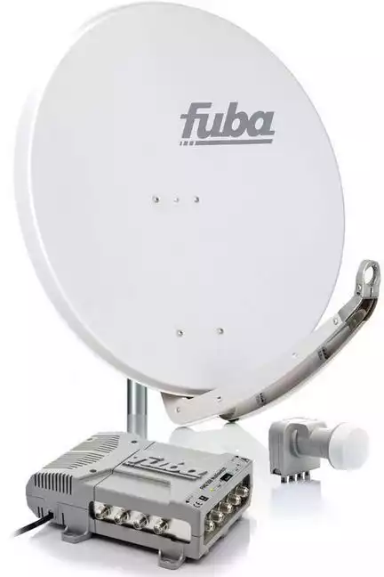 8 Teilnehmer Sat-Anlage - Fuba Profi85 HD08W   Schüsselgröße: 85 cm 8 Anschlüsse weiß 4K / 3D / HDTV ready